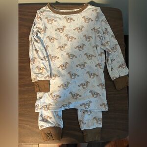 Rodeo Horse Print Bamboo Pajama Set